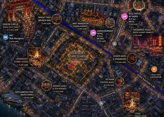 Tranquil Retreat In The Heart Of Bangkoks Chinatown 招待所 曼谷